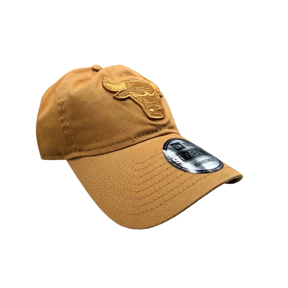 New Era 9TWENTY Chicago Bulls Hat Brown Tonal Color Pack Adjustable NBA Cap